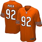 Nike Men & Women & Youth Bears #92 Paea Orange Team Color Game Jersey,baseball caps,new era cap wholesale,wholesale hats